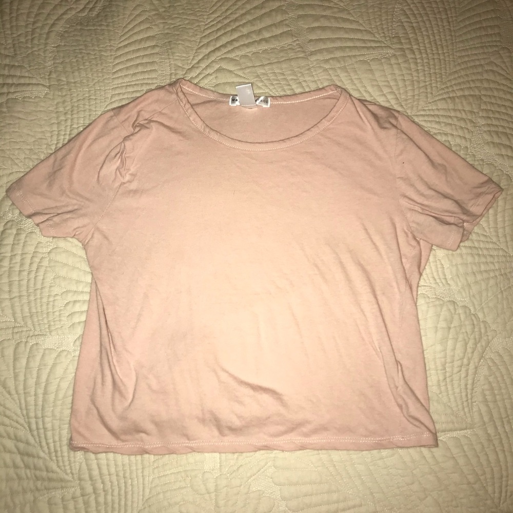 Pink crop top